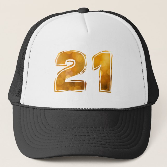 21 TRUCKER HAT (Front)