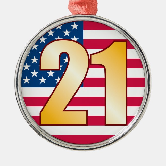 21 USA Gold.pdf Metal Tree Decoration (Front)