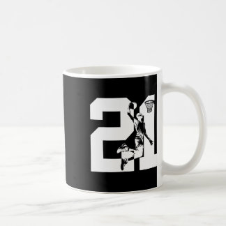 21 Years Number 21 Sketll 21st Birthday Coffee Mug
