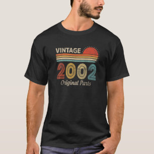 21 Years Old Vintage 2002 21st Birthday T-Shirt