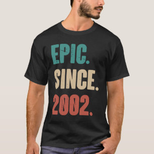 21 Years Old Vintage 2002 Birthday 21st Decorati T-Shirt