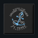 21 Years Wedding Anniversary Couples Cruising Trip Magnet<br><div class="desc">21 Years Wedding Anniversary Couples Cruising Trip Together</div>