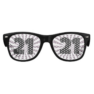 21S BIRTHDAY 21 Party Sunglasses