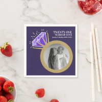 21st anniversary party Iolite purple ring photo