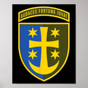 21st Army Corps (ukraine) Ukrainian Military  Poster