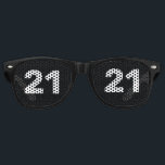 21ST BIRTHDAY 21 NOVELTY SUNGLASSES SHADES<br><div class="desc">21 FUNGLASSES!</div>