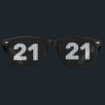 21ST BIRTHDAY 21 NOVELTY SUNGLASSES SHADES<br><div class="desc">21ST BIRTHDAY FUNGLASSES!</div>