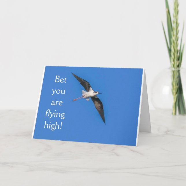 **21st BIRTHDAY BIRD HUMOR** BIRTHDAY Card (Front)
