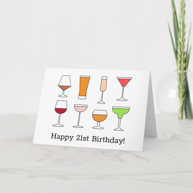 21st Birthday Card (Front)