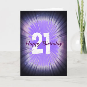 21st Birthday Card