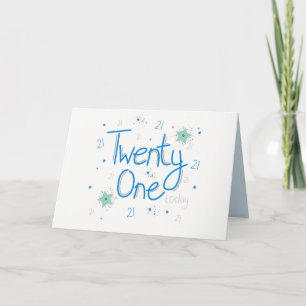 21st Birthday Card