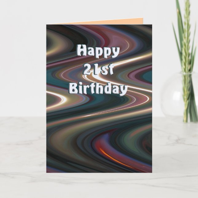 21st Birthday Card (Front)