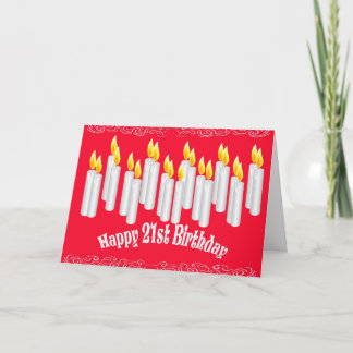 21st Birthday Card