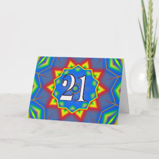 21st Birthday Card