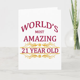 21st. Birthday Card