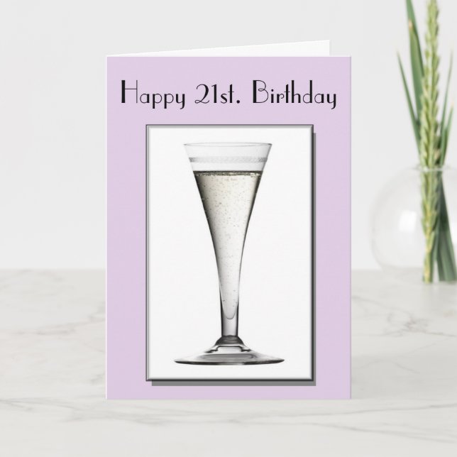 21st Birthday Card (Front)