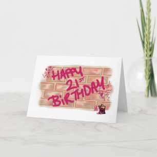 21st Birthday Card