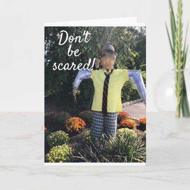 *21st BIRTHDAY* DON'T BE SCARED/NOT SO BAD! Card (Front)