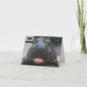 **21st BIRTHDAY** FROM HIPPO COMEDIAN Card