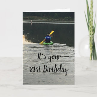 **21st BIRTHDAY** GET OUT-DO WHAT MAKES U HAPPY Card