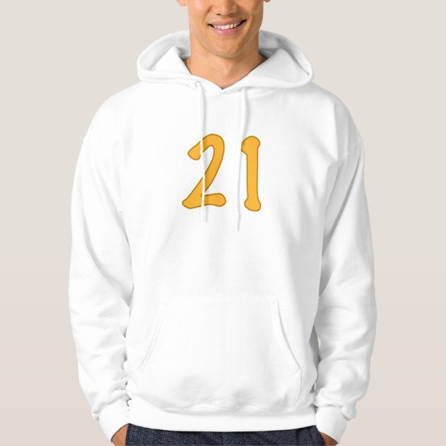 21st Birthday Gift Ideas Hoodie (Front)