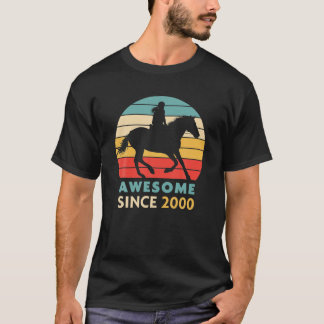 21St Birthday Gift - Retro Horse Girl - Awesome Si T-Shirt