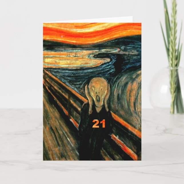 21st Birthday Gifts Card (Front)