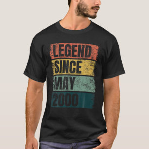 21St Birthday Graphic Age 21 Years Legend Since Ma T-Shirt