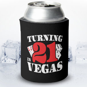 21st Birthday in Vegas - Turning 21 - Las Vegas Can Cooler