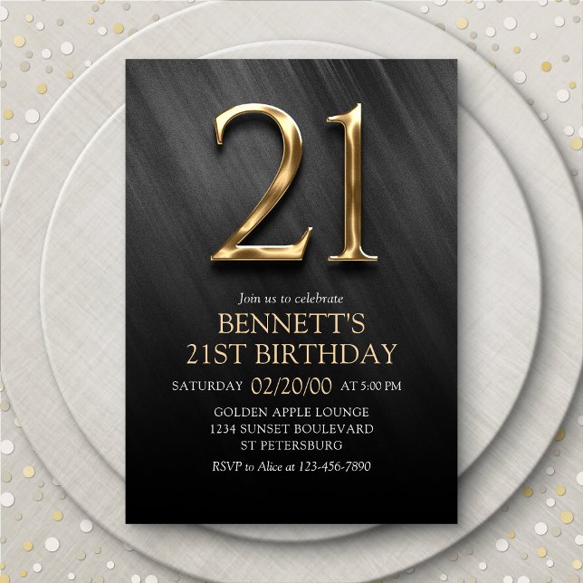21st Birthday Invitation (Creator Uploaded)