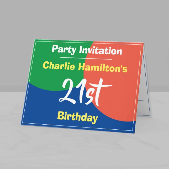 21st Birthday Invitation (Creator Uploaded)