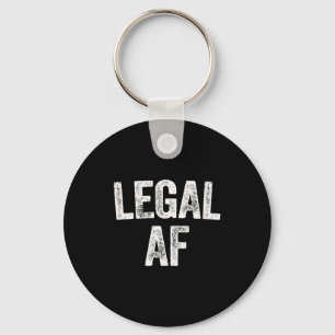 21st Birthday Legal Af Long Sleeve  Key Ring