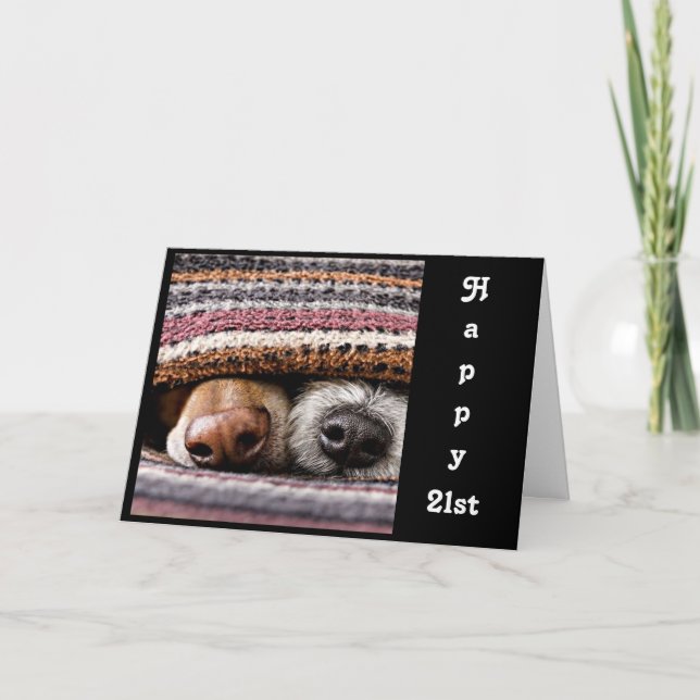 **21st BIRTHDAY** LET'S ENJOY YOUR DAY! Card (Front)