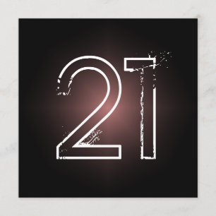 21st Birthday Party Invitation