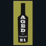 21st Birthday Party Invitation Aged to Perfection<br><div class="desc">A great birthday party toast for the 21 year old future wine-lover in your life! This wine bottle design labelled with "Aged to Perfection" lets everyone know your oenophile has great taste, a great sense of humour and a great vintage. Give it for their 21st Birthday or any time you...</div>