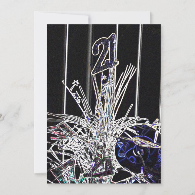 21st Birthday Party Invitations (Front)