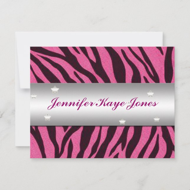 21st Birthday Party Personalised Invitation (Front)