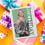 21st Birthday Photo college Party  Jigsaw Puzzle<br><div class="desc">21st Birthday Photo Keepsake Puzzle Celebrate a milestone birthday in a fun and interactive way with this 21st birthday photo keepsake puzzle, featuring a modern rectangular photo frame with “BIRTHDAY” cut out along the side. Upload your favourite photo and personalise the text [Name]’s 21st to create a unique puzzle that...</div>