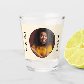 21st Birthday photo Frame Shot Glass