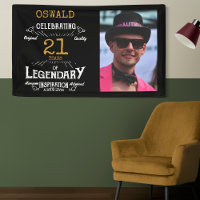 21st Birthday Photo Template Legendary