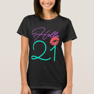 21st Birthday  Pink Women T-Shirt