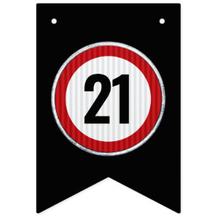 21st Birthday Speed Limit Sign - ANY AGE