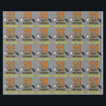 21st Birthday: Spooky Halloween Theme, Custom Name Wrapping Paper<br><div class="desc">This scary and spooky Halloween birthday themed wrapping paper design features a large number "21", along with the message "HAPPY BIRTHDAY, ", and an editable name. There are also depictions of a ghost and a bat on the front. Wrapping paper like this might be a fun way to wrap gifts...</div>