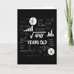 21st Birthday Square Root Math 21 Years Old Bday Card<br><div class="desc">Birthday Design For anyone who's horoscope say difficult & Stubborn But totally worth.Wear it with pride at work,  school gym perfect to pair with shorts,  leggings or jeans for a casual yet trendy Look</div>