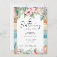 21st Birthday Surprise Party Tropical 