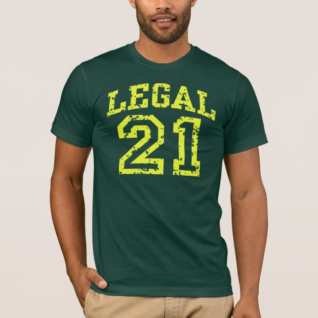 21st Birthday T-Shirt (Front)