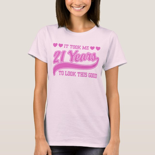 21st Birthday T-Shirt (Front)