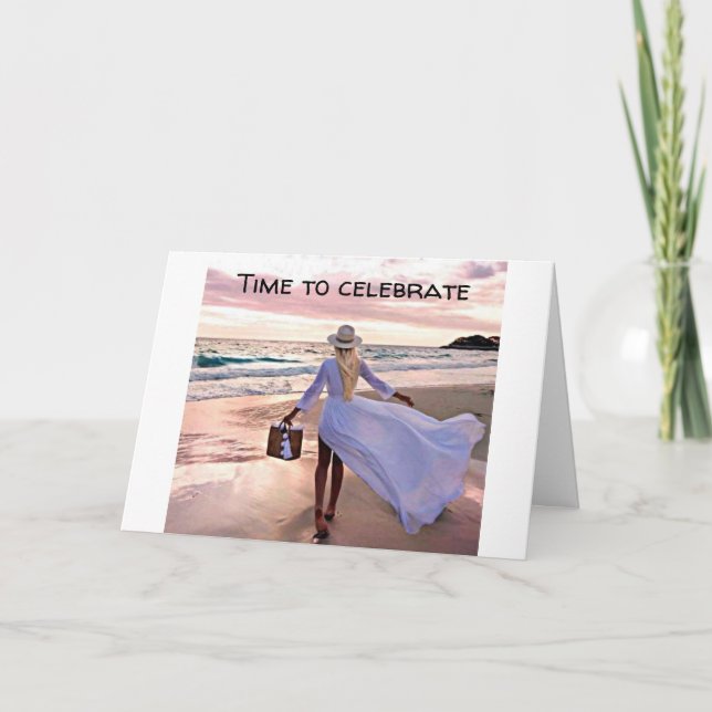 **21st BIRTHDAY** TIME TO CELEBRATE "YOU" Card (Front)