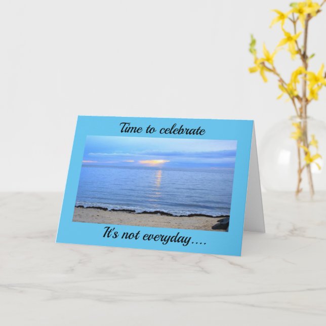 **21st BIRTHDAY** TIME TO **PARTY" Card (Yellow Flower)