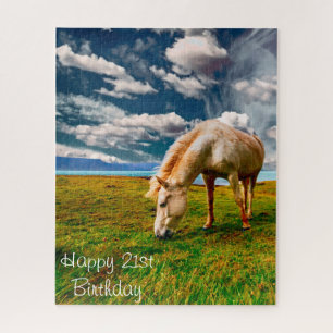 21st Birthday Wishes. Jigsaw Puzzle